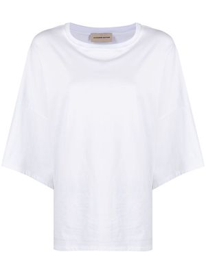 Alexandre Vauthier oversized cotton T-shirt - White