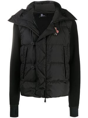 Moncler Grenoble panelled padded jacket - Black