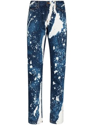 Palm Angels Galaxy Dye slim-fit jeans - Blue