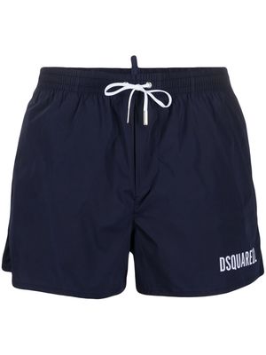 Dsquared2 Icon drawstring swim shorts - Blue