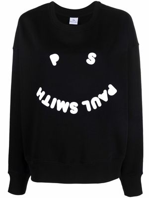 PS Paul Smith organic cotton logo sweatshirt - Black