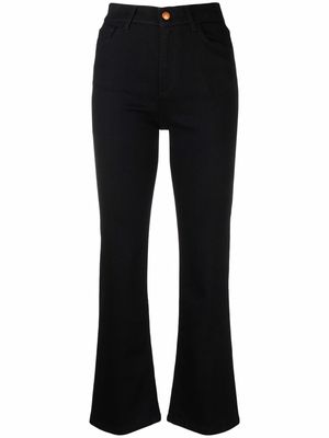 Rodebjer high-rise flared jeans - Black