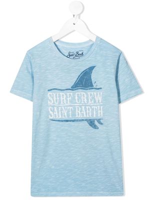 MC2 Saint Barth Surf Crew print T-shirt - Blue