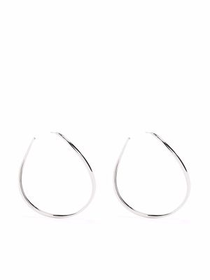 Dinny Hall wave XL hoop earrings - Silver