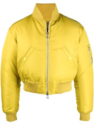 Bottega Veneta padded bomber jacket - Yellow