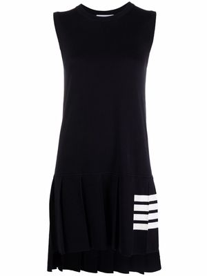 Thom Browne jersey sleeveless mini dress - Blue
