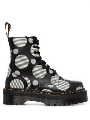 Dr. Martens Jadon polka-dot lace-up boots - Black