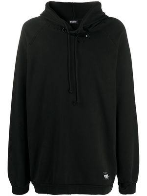 Raf Simons oversized pin-detail hoodie - Black