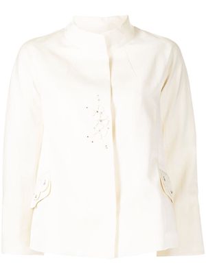 SHIATZY CHEN appliqué detailing jacket - White