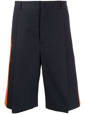 Valentino contrast panel tailored shorts - Blue