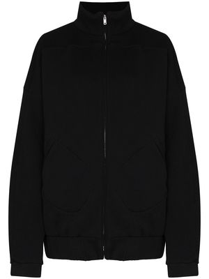Les Tien zip-up cotton sweatshirt - Black