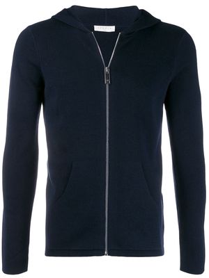 SANDRO zip-up hooded cardigan - Blue