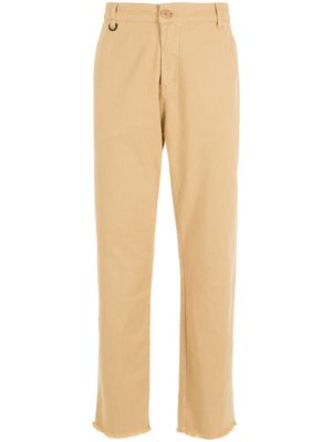 Osklen straight-leg cotton trousers - Brown