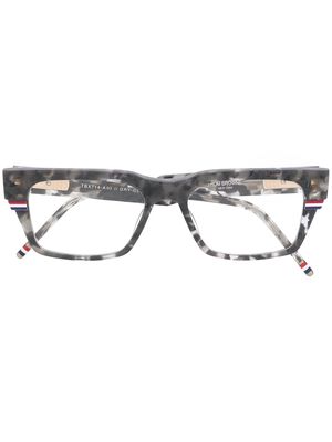 Thom Browne Eyewear rectangular-frame glasses - Grey