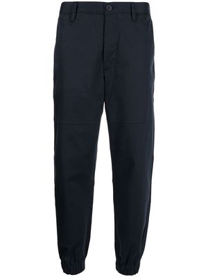Armani Exchange cuffed chino trousers - Blue