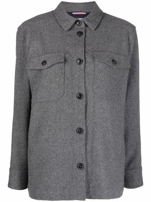 Tommy Hilfiger button-down shirt jacket - Grey