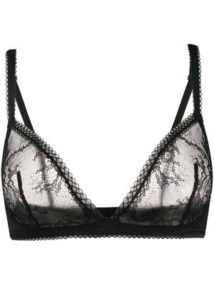 Maison Close Inspiration Divine triangle bra - Black