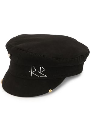 Ruslan Baginskiy stitch logo bake boy hat - Black