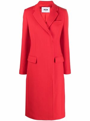 MSGM double-breasted tailored coat