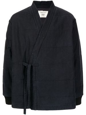 Maharishi side tie-fastening jacket - Blue