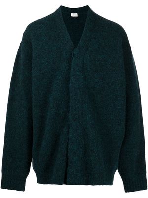 Lemaire V-neck knitted cardigan - Blue