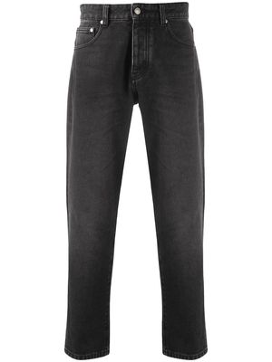 AMI Paris cropped slim-fit jeans - Black