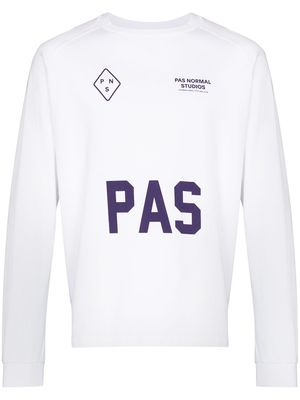Pas Normal Studios Off-Race logo-print T-shirt - White