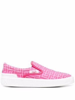 Balmain x Barbie B-Court slip-on sneakers - Pink