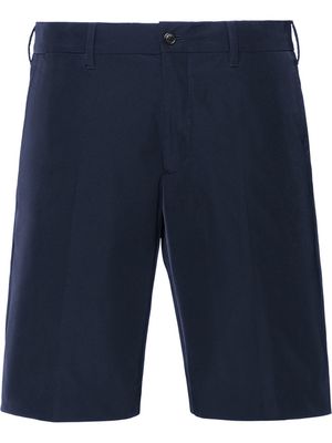 Prada gabardine Bermuda shorts - Blue