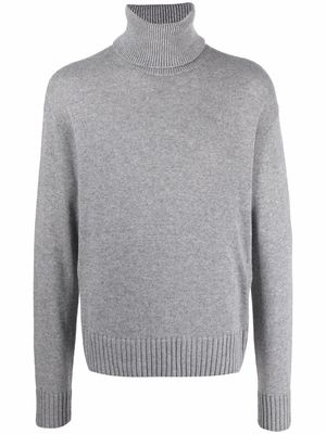 Off-White knitted turtleneck jumper - Grey