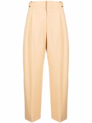 Rejina Pyo high-waisted tailored cropped trousers - Yellow