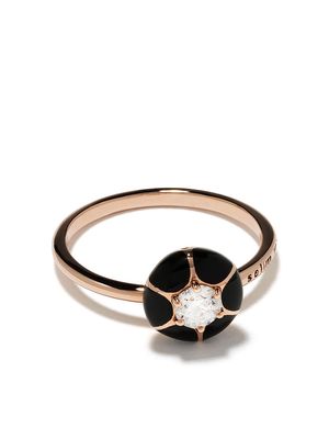 Selim Mouzannar 18kt rose gold diamond Petal ring