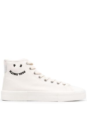 PS Paul Smith embroidered-logo sneakers - Neutrals