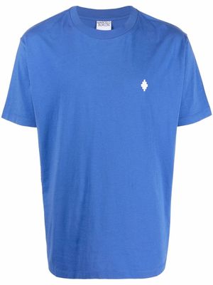 Marcelo Burlon County of Milan cross-motif cotton T-shirt - Blue