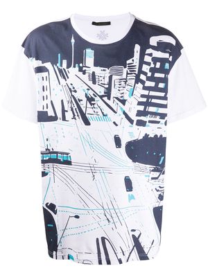 Mr & Mrs Italy city graphic print T-shirt - White