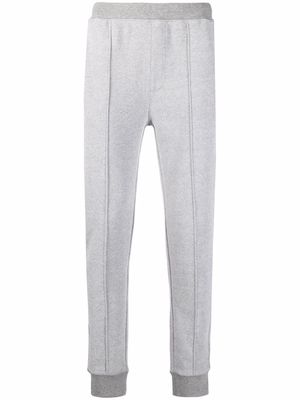 Corneliani logo-patch cotton track pants - Grey