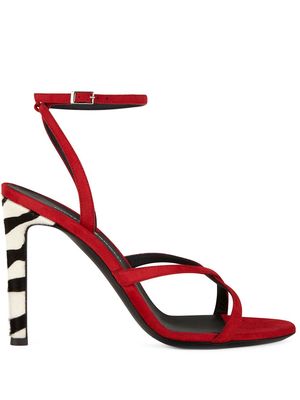 Giuseppe Zanotti Kenya ankle strap sandals - Red
