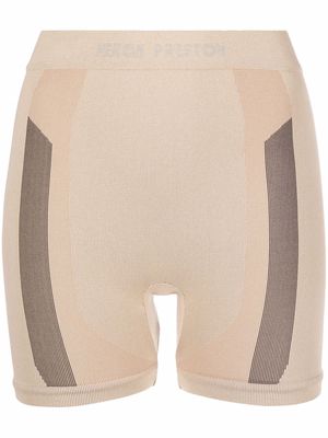 Heron Preston 3D ribbing shorts - Neutrals
