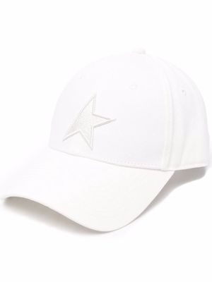 Golden Goose embroidered-star baseball cap - White