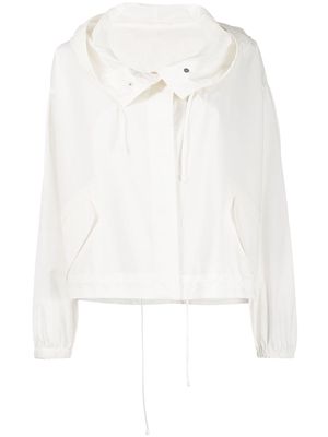 Jil Sander oversized lightweight rain jacket - White