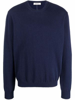 There Was One cashmere crew-neck jumper - Blue