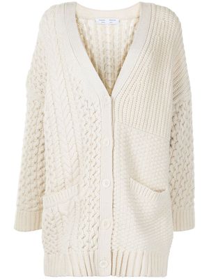 Proenza Schouler White Label chunky-knit cardi-coat