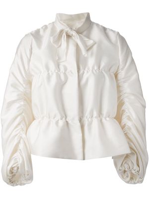 LANVIN draped jacket - White