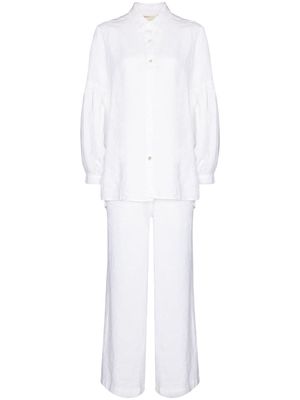 DES SEN Corbusier pajama set - White