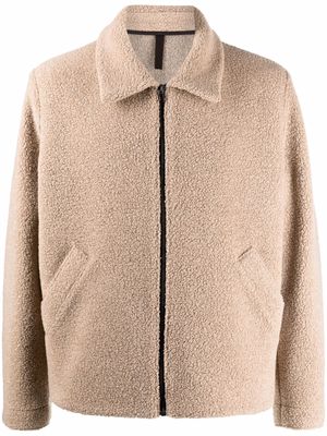 Harris Wharf London zip-up shirt jacket - Neutrals