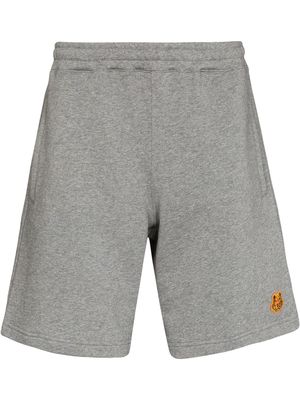 Kenzo Tiger Crest cotton shorts - Grey