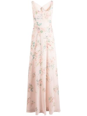 Marchesa Notte Bridesmaids Sorrento floral-print dress - Pink