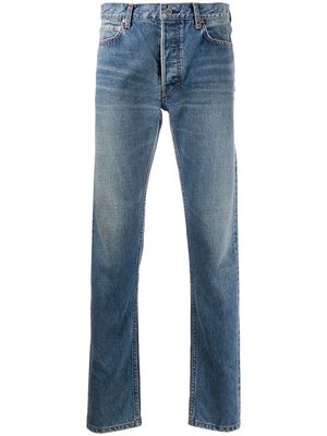AMBUSH stonewashed straight-leg jeans - Blue