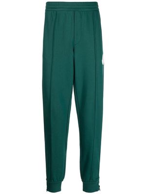 Moncler logo-patch sweatpants - Green