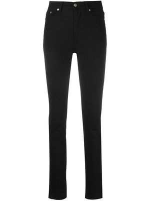 AMI Paris high-waisted slim-fit jeans - Black
